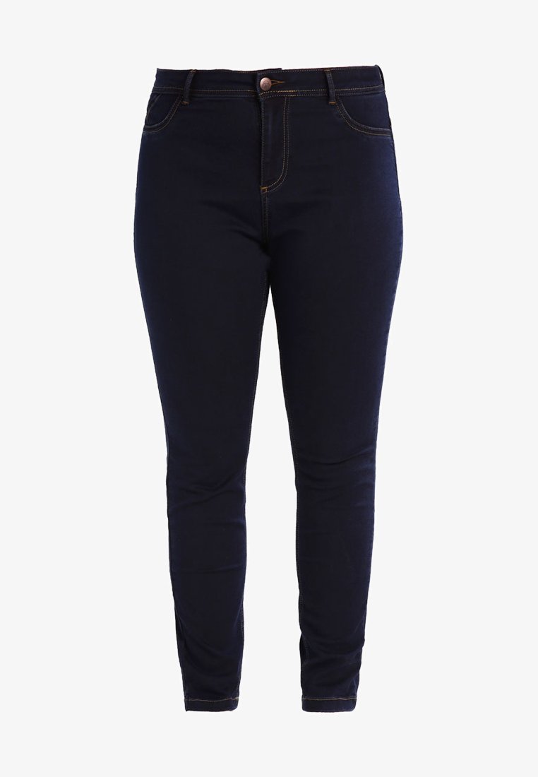Zizzi EXTRA SLIM NILLE JEANS MIT HOHER TAILLE - Jeans Slim Fit - Blue Denim