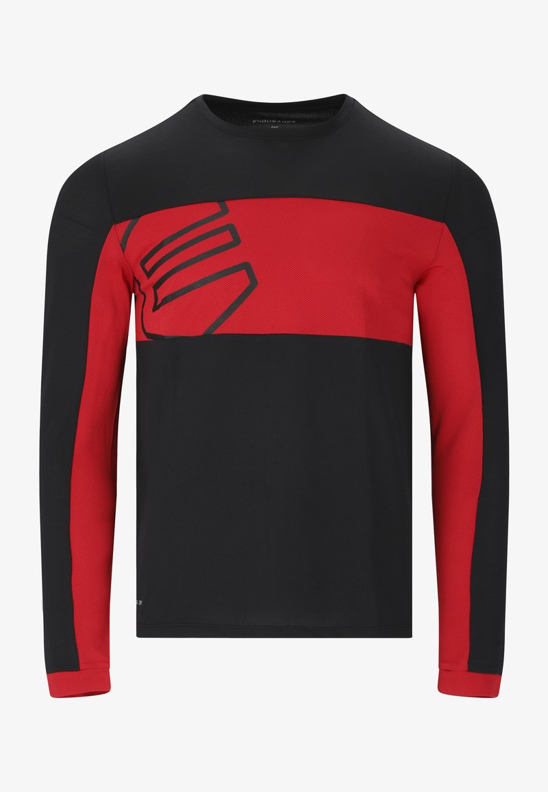 Endurance HAVENT - Langarmshirt - Zwart Rood