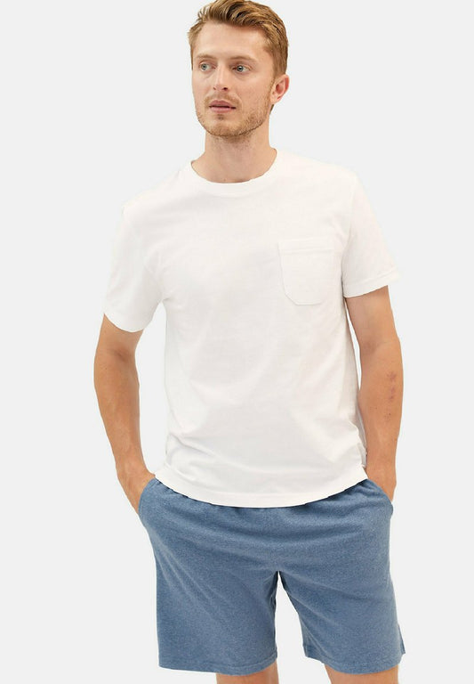 Marks & Spencer 2 PACK PURE COTTON PYJAMA SHORTS - Nachtwäsche Hose - Blue Mix