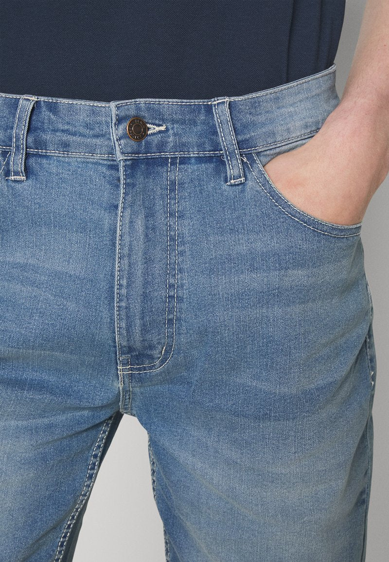 Denim Project FIT - Jeans Shorts - Light Blue Stone Wash