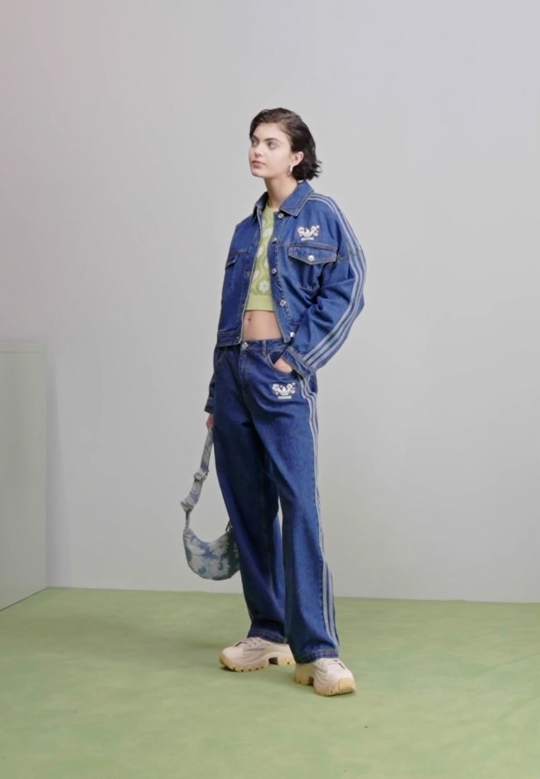 Adidas Originals PANT - Jeans Relaxed Fit - Blue Indigo Denim