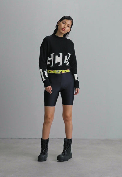 GCDS SPONGEBOB CYCLIST - Leggings - Hosen - Black
