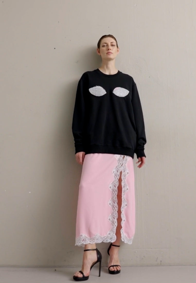 Christopher Kane THE GOODBYE - Sweatshirt - Black