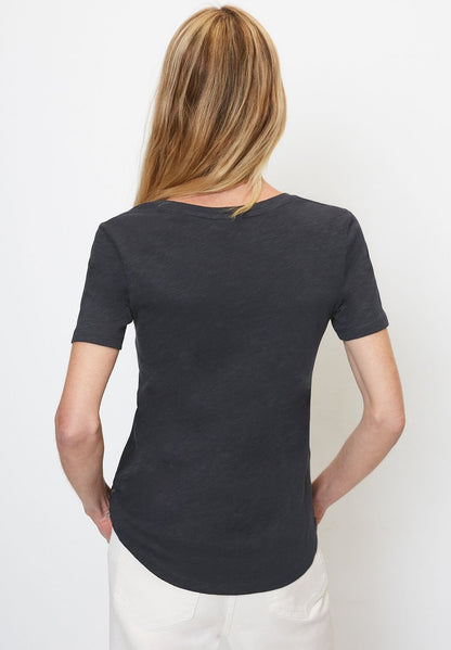Marc O'Polo V-NECK REGULAR - T-Shirt Basic - Deep Blue Sea