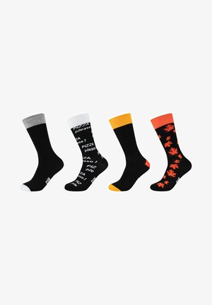 S.Oliver 4ER PACK X-MAS - Socken - Black