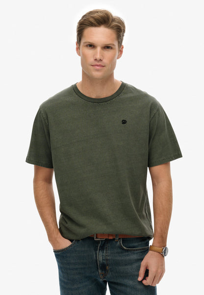  Basic T-shirt - Beetle Green
