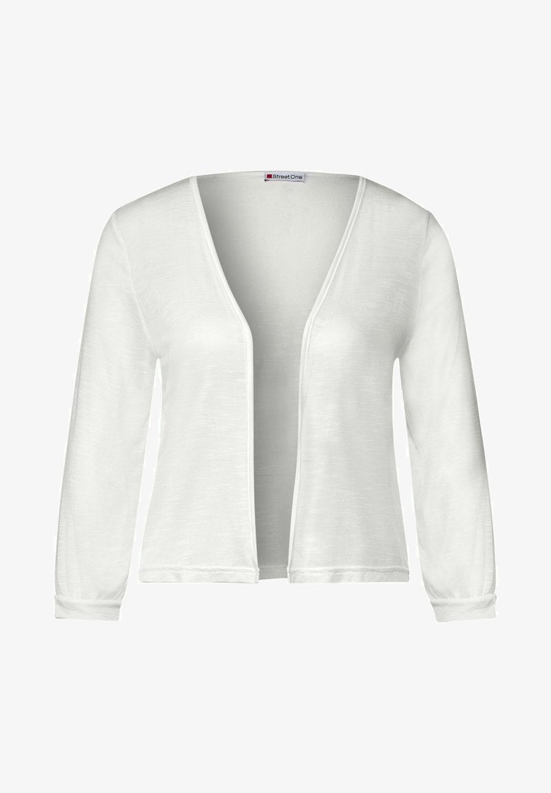 STREET ONE OFFENE - Strickjacke - Weiß