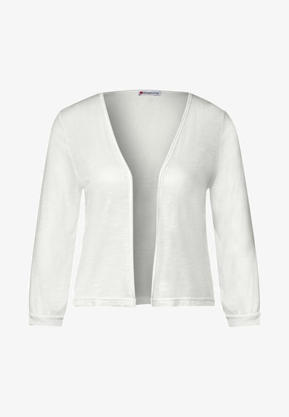 STREET ONE OFFENE - Strickjacke - Weiß