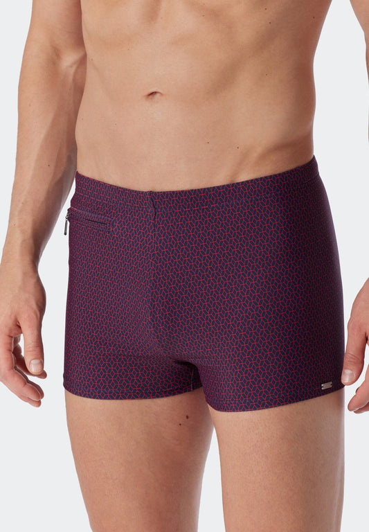 Schiesser AQUA MARINELAND - Badehose Pants - Rot