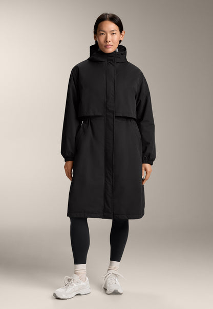 Oysho FELLEX® AEROGEL 10K WATERPROOF LONG PADDED - Waterproof Jacket - Black