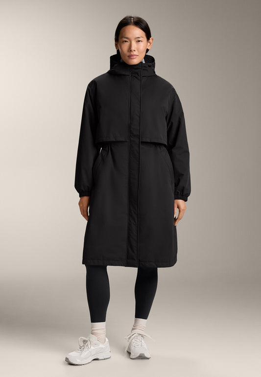 Oysho FELLEX® AEROGEL 10K WATERPROOF LONG PADDED - Waterproof Jacket - Black