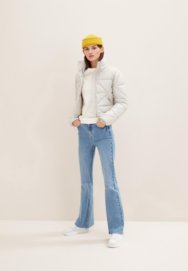 TOM TAILOR Denim JACQUARD  - Strickpullover - Gardenia White