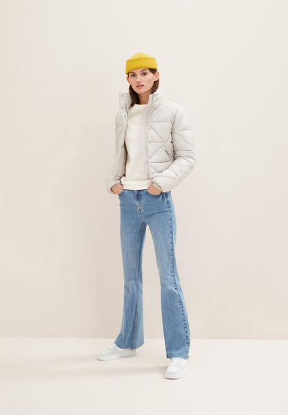 TOM TAILOR Denim JACQUARD  - Strickpullover - Gardenia White