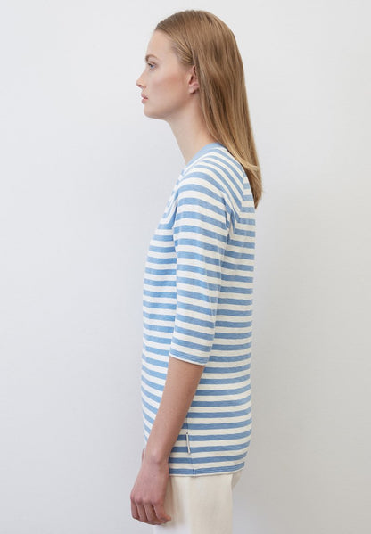 Marc O'Polo DENIM RAGLAN-STREIFEN- REGULAR AUS - Langarmshirt - Multi Soft Sky Blue