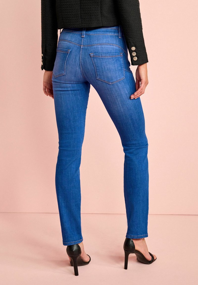 Next LIFT SHAPE - Jeans Slim Fit - Bright Blue Denim