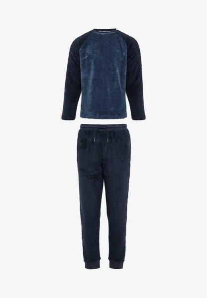 Threadbare THB LW CUBE - Nachtwäsche Set - Denim Blue Navy