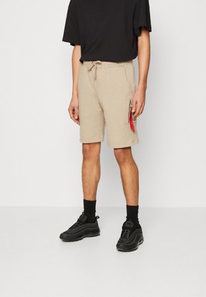 Alpha Industries MIT REISSVERSCHLUSSTASCHE - Shorts - Weiß