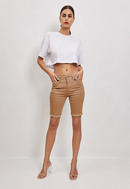  PUSH UP BIG - Jeans Shorts - Dunkelblau