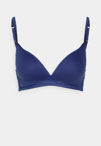 ESPRIT SHINY BLOCK THE SOFT FIT WIRELESS PADDED BRA - Triangel BH - Dark Blue
