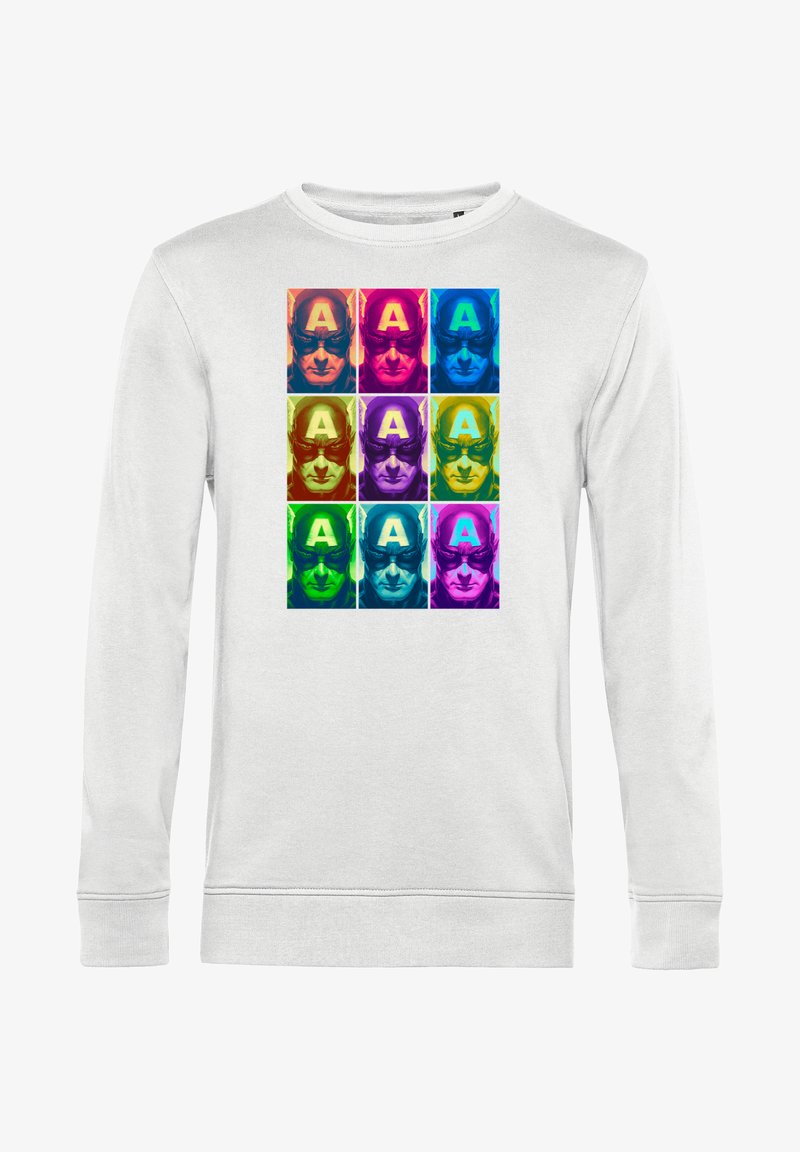 Henry Tiger AVENGERS CLASSIC CAP POP - Sweatshirt - White