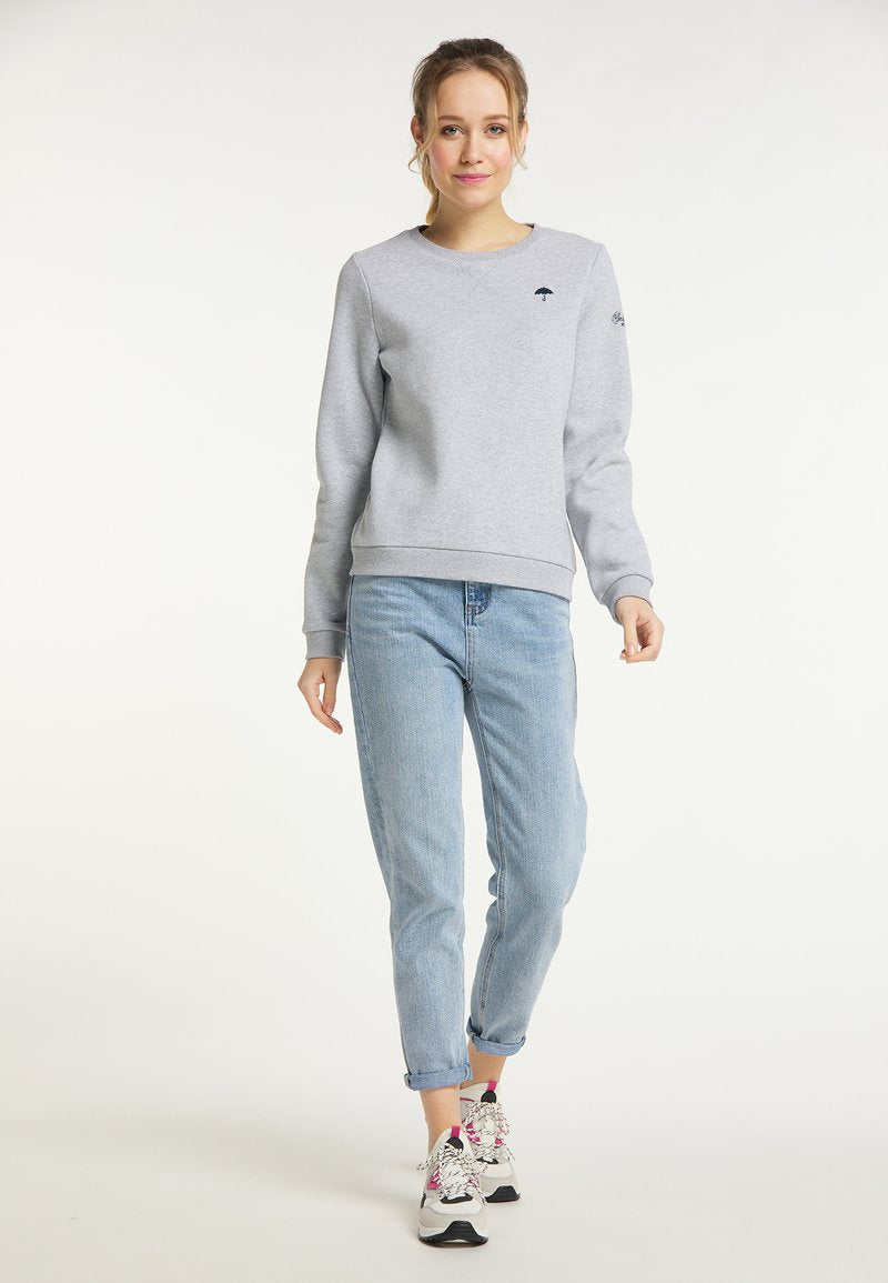  SCHMUDDELWEDDA YASANNA - Sweatshirt - Hellgrau Melange