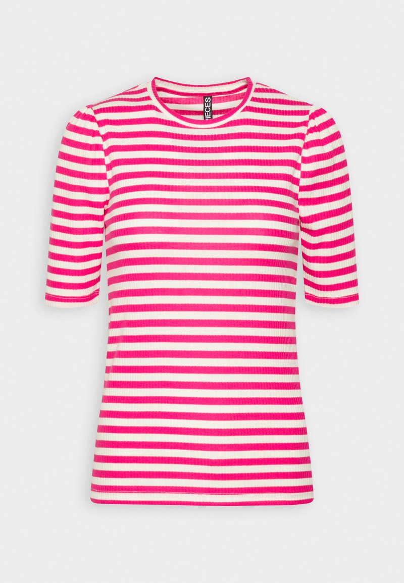 Pieces PCRUKA SS PUFF NOOS BC - T-Shirt Print - Marina