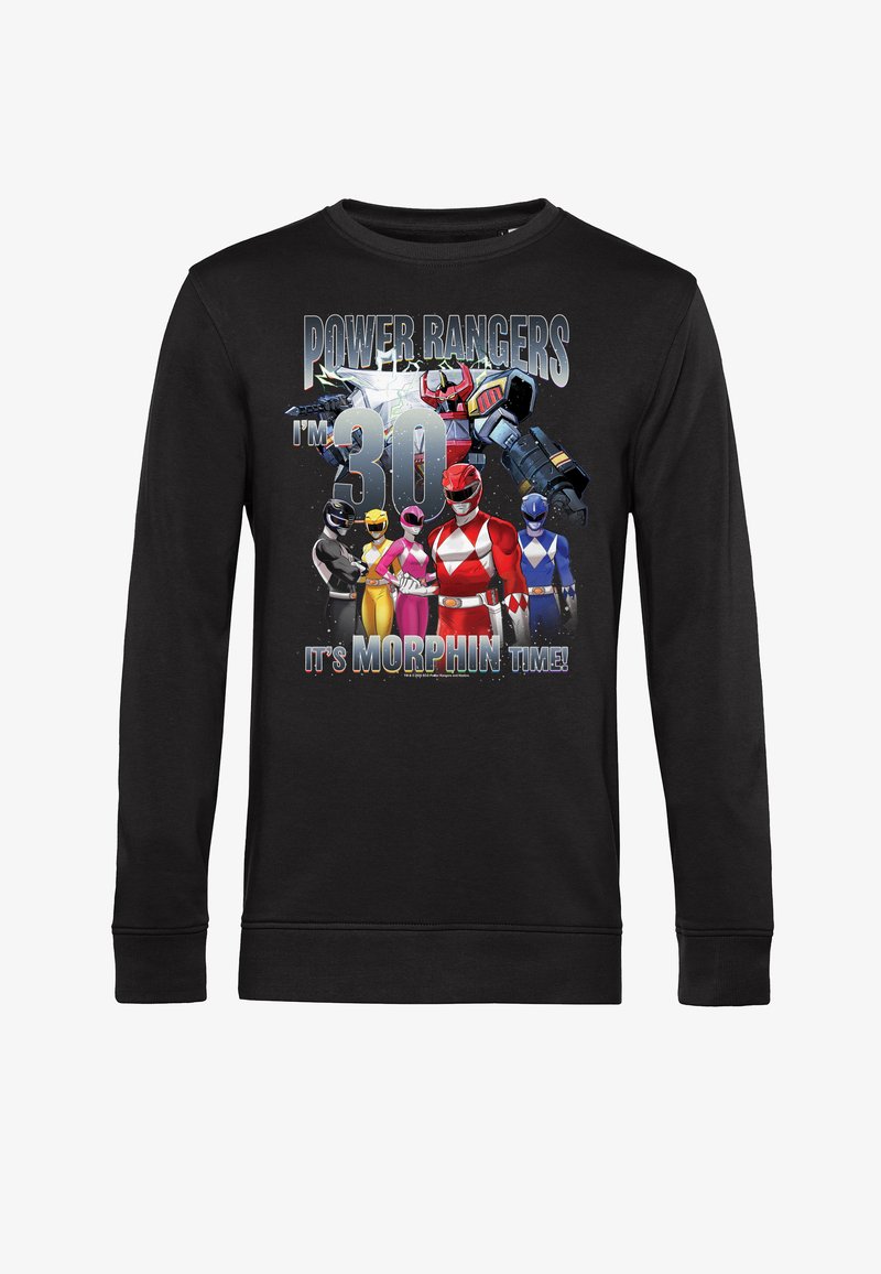 Henry Tiger POWER RANGERS I'M 30 IT'S MORPHIN TIME - Sweatshirt - Black