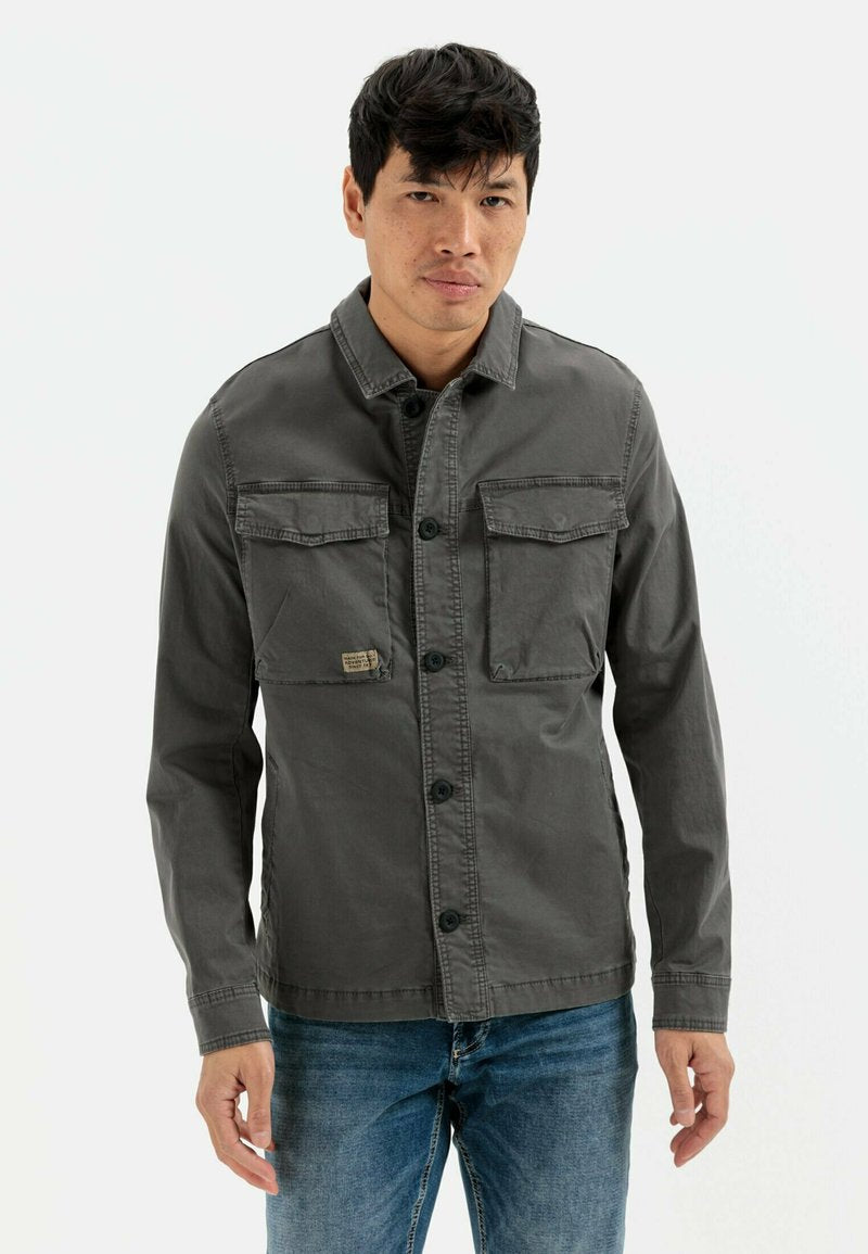 Camel Active INDOOR REGULAR FIT - Leichte Jacke - Shadow Grey