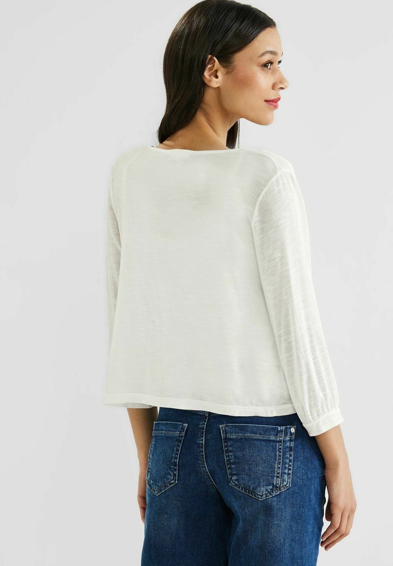 STREET ONE OFFENE - Strickjacke - Weiß