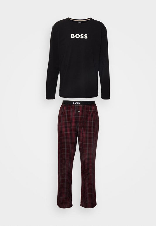Boss EASY LONG SET - Pyjama - Bright Red