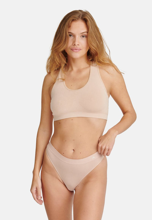  3-PACK - String - Nude Beige