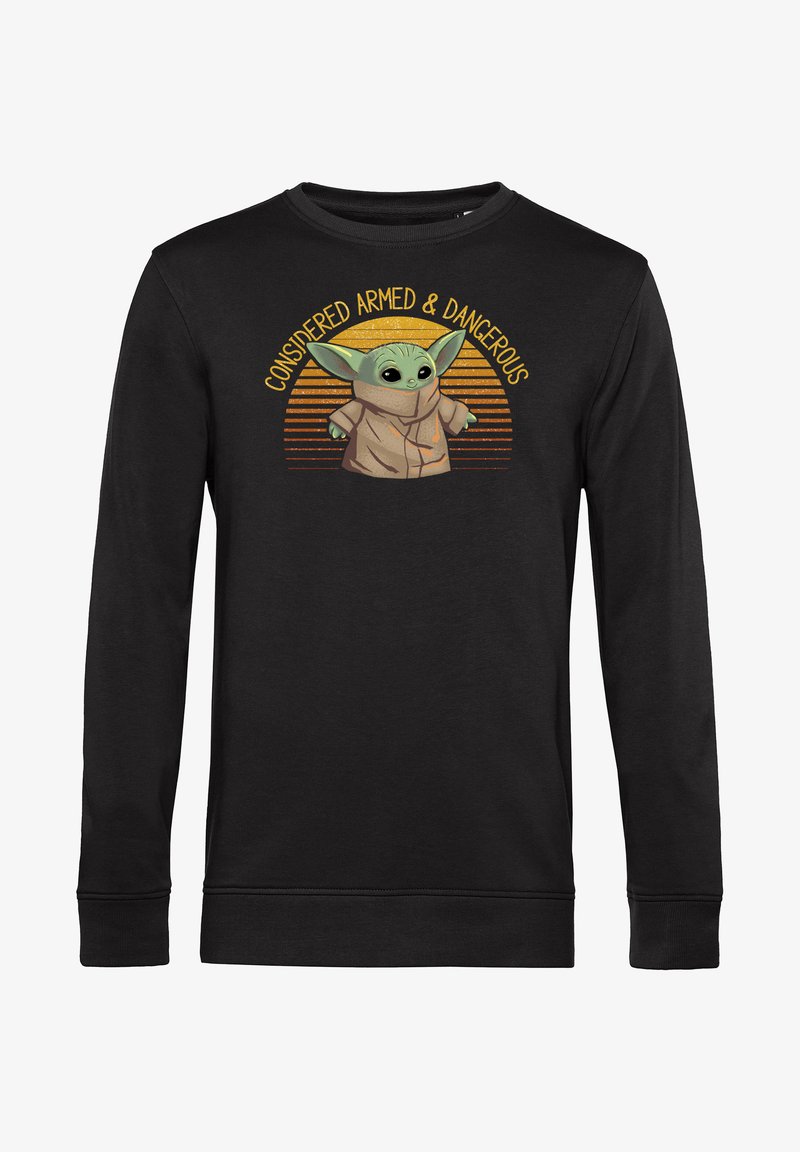 Henry Tiger STAR WARS: THE MANDALORIAN SUNSET CUTE YODA - Sweatshirt - Black