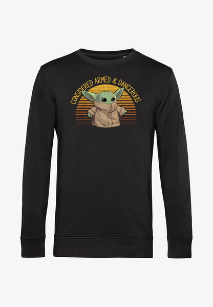 Henry Tiger STAR WARS: THE MANDALORIAN SUNSET CUTE YODA - Sweatshirt - Black