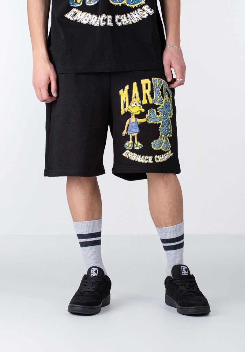  MARKET DARK AND LIGHT DUCK - Shorts - Black
