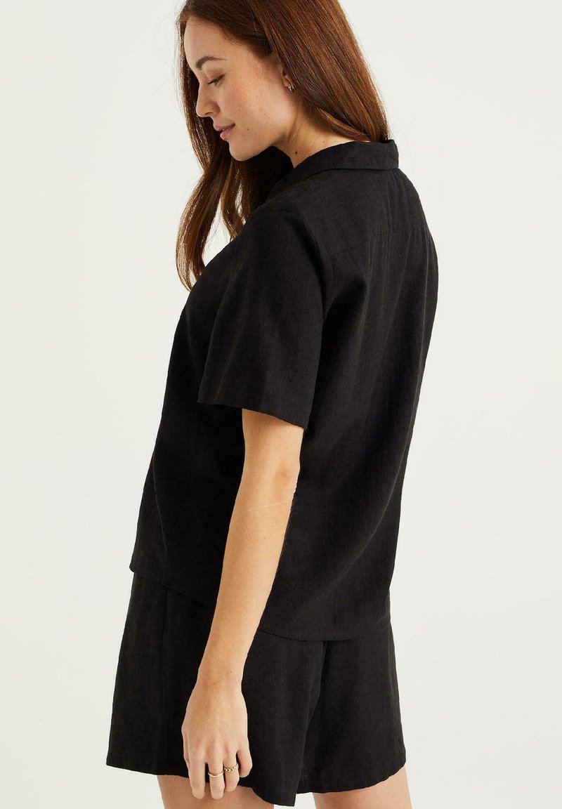 WE FASHION VAN MIX - Hemdbluse - Black