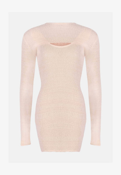OW Collection PEACH - Strickkleid - Pink