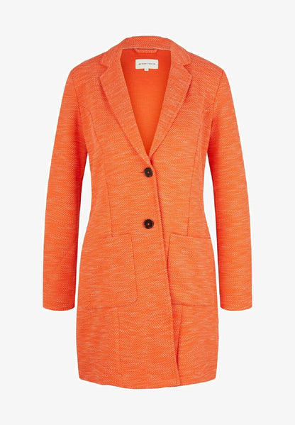 Tom Tailor ÜBERGANGS - Kurzmantel - Fever Red Melange