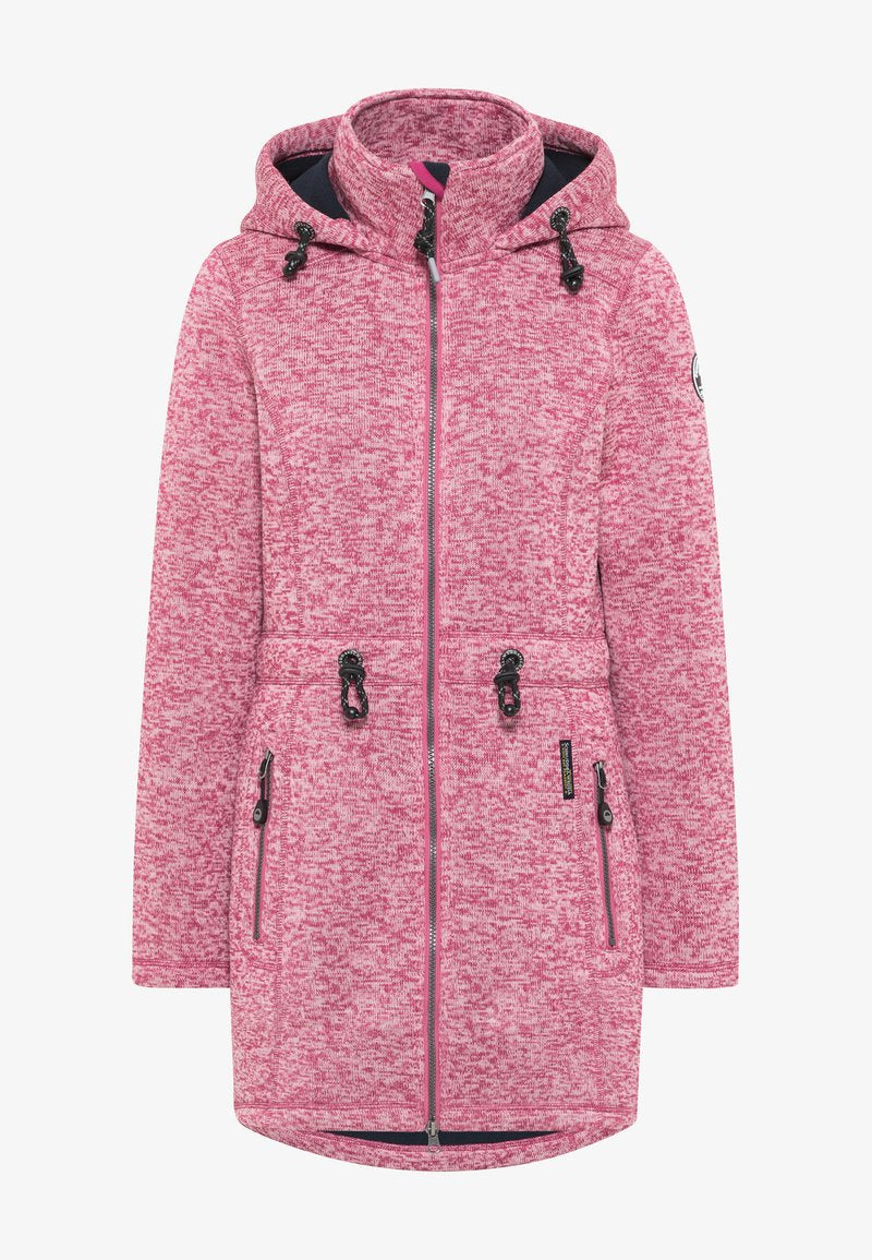 Schmuddelwedda FRAULLY - Kurzmantel - Himbeerpink Melange