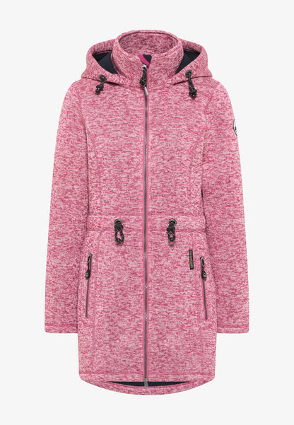 Schmuddelwedda FRAULLY - Kurzmantel - Himbeerpink Melange