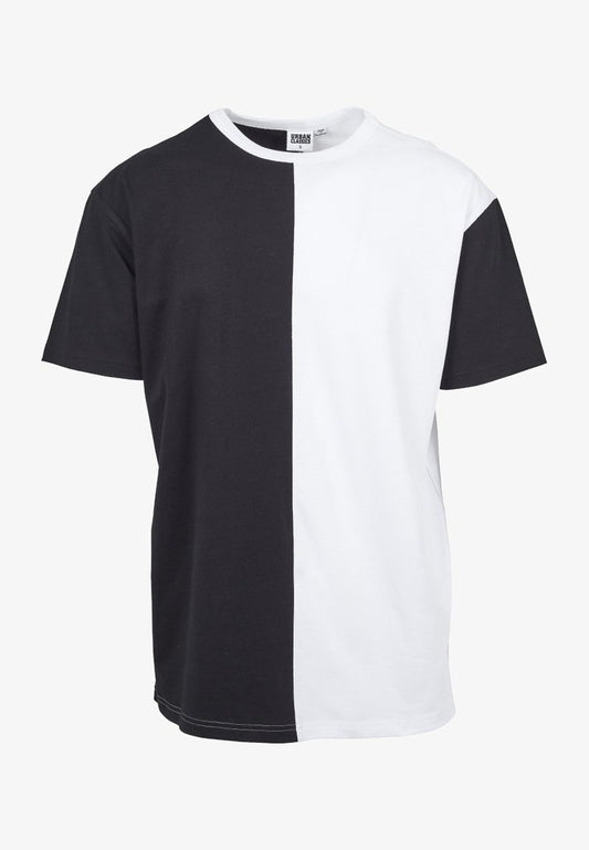 URBAN CLASSICS OVERSIZE HARLEQUIN TEE - T-Shirt Print - Black/white