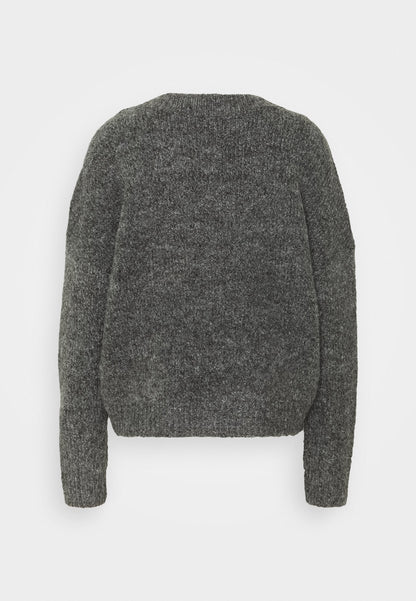 ONLY ONYZOEY CARDIGAN - Cardigan - Dark Grey Melange