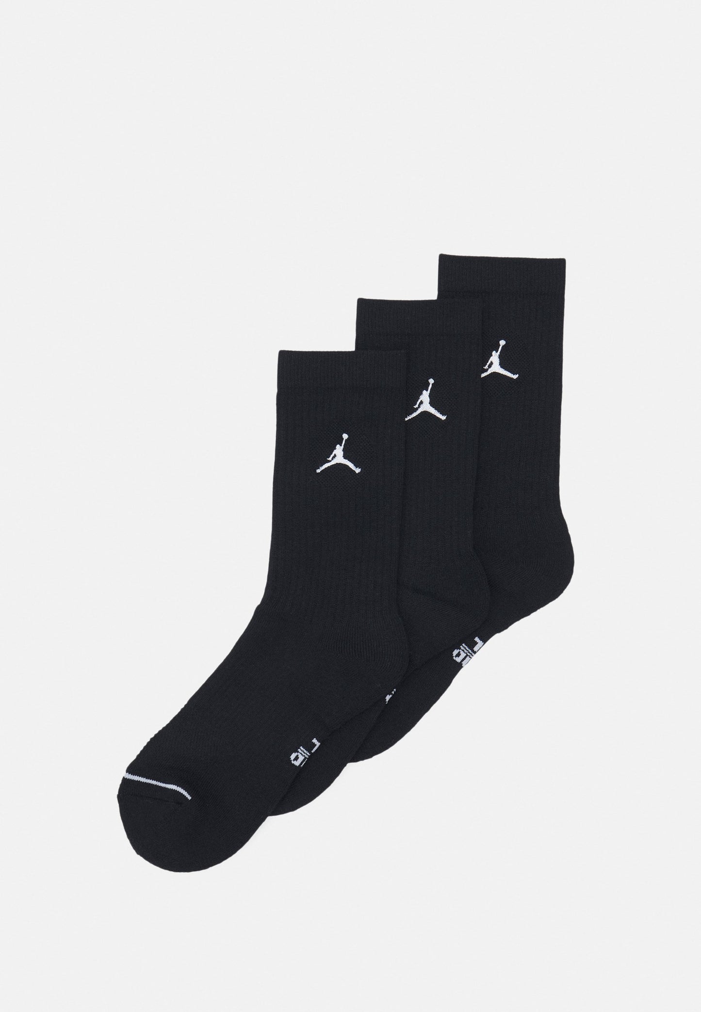 Jordan EVERYDAY CUSH CREW 3 PACK UNISEX - Sports Socks - Medium Khaki/iron Grey/starfish/white
