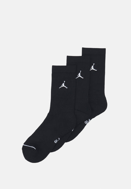 Jordan EVERYDAY CUSH CREW 3 PACK UNISEX - Sports Socks - Medium Khaki/iron Grey/starfish/white