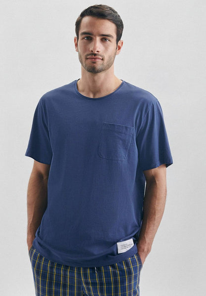 Seidensticker Nachtwäsche Shirt - Blue