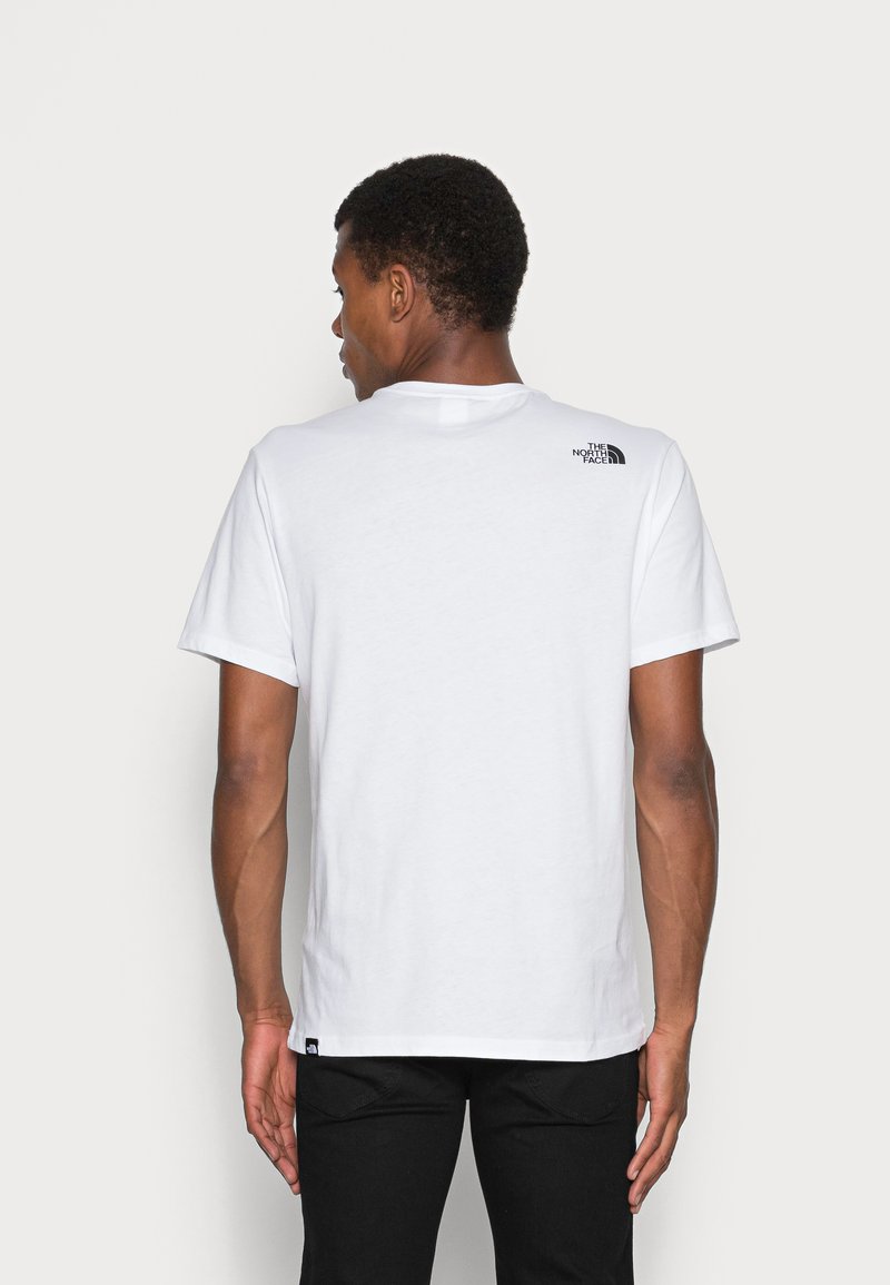 The North Face FINE TEE - T-Shirt Print - White/black