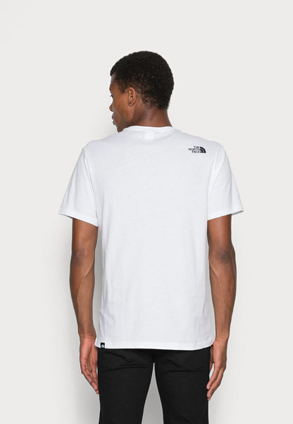 The North Face FINE TEE - T-Shirt Print - White/black