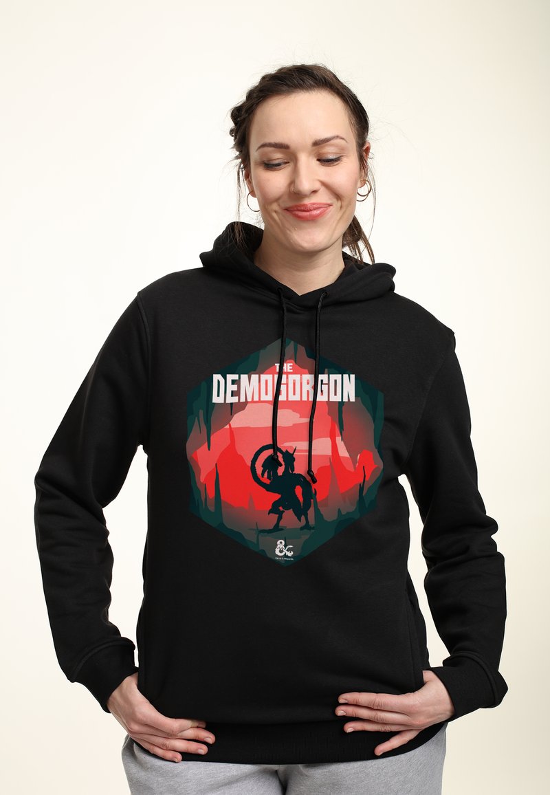 Henry Tiger DUNGEONS & DRAGONS THE DEMOGORGAN HEXAGON - Kapuzenpullover - Black