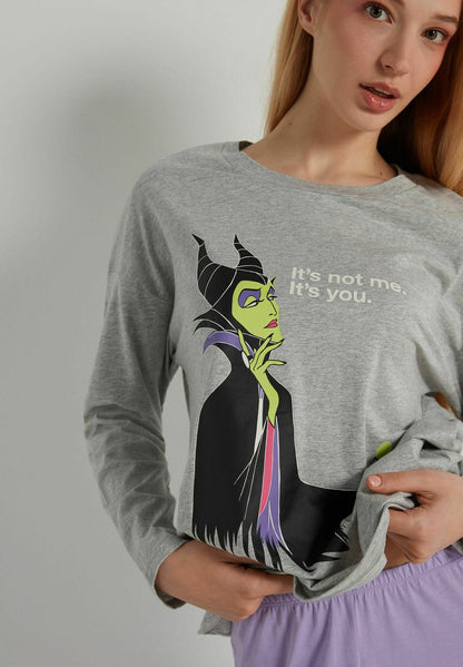  DISNEY | DISNEY VILLAINS - Nachtwäsche Set - Light Grey