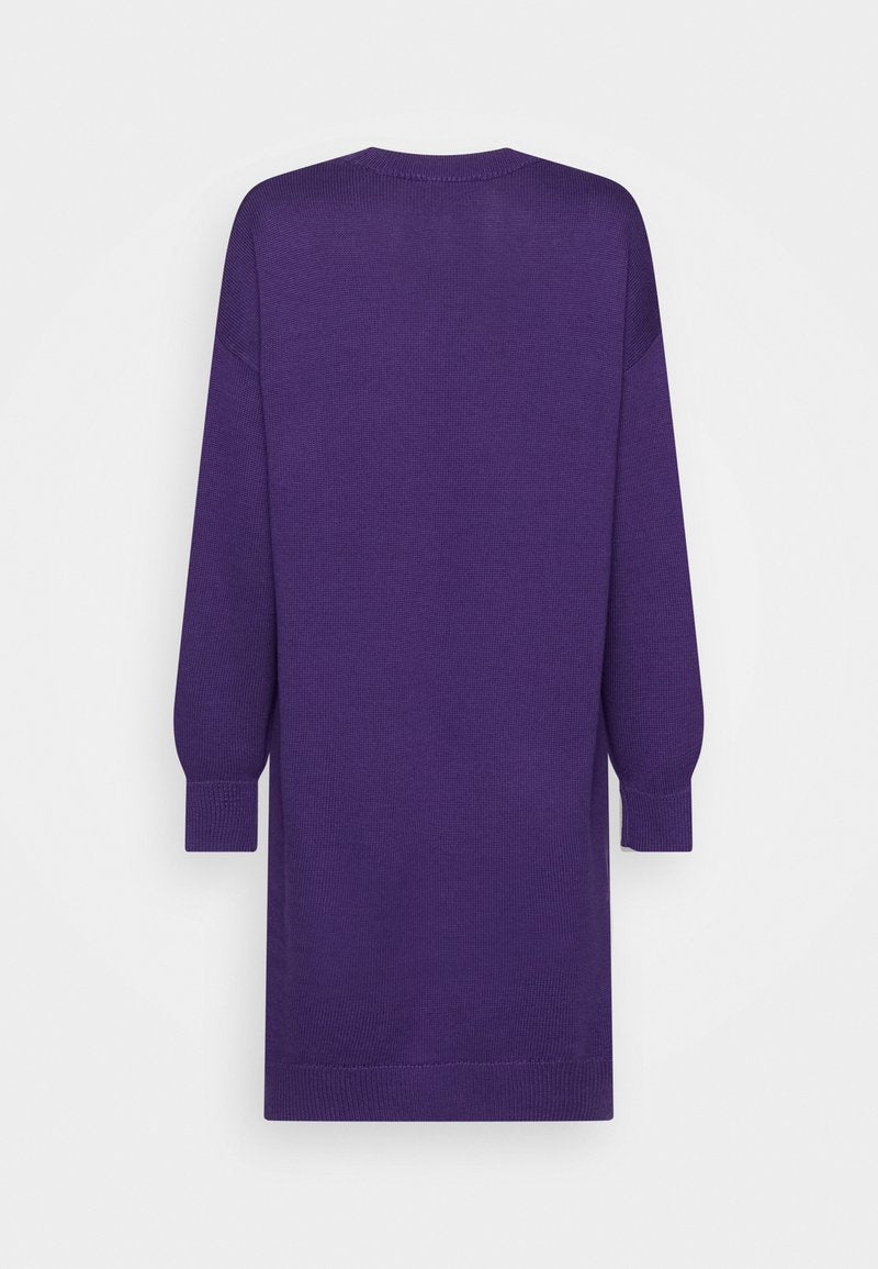 Edc By Esprit DRESS - Strickkleid - Dark Lavender