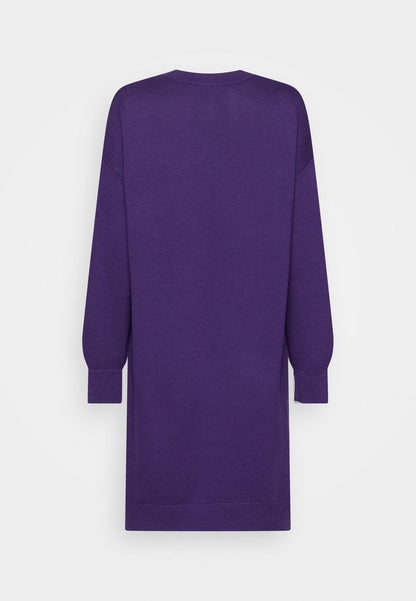Edc By Esprit DRESS - Strickkleid - Dark Lavender